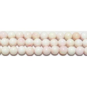 クイーンコンクシェル 丸玉 6mm B　　　※ 天然石ビーズ 天然石 パワーストーン 1粒売り バラ売り 1玉販売