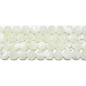 マザーオブパール (白) 丸玉 6mm B ※ ...の商品画像