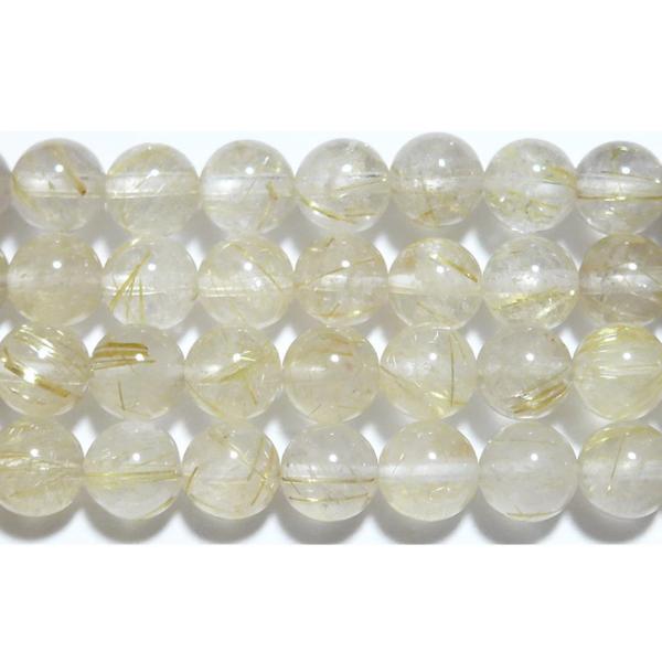 ザギマウンテンクォーツ 丸玉 6mm B　　　※ 天然石ビーズ 天然石 パワーストーン 1粒売り バ...