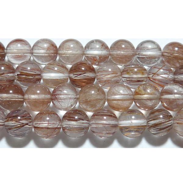 水晶 丸玉 8mm （山梨県産：ピンク系） A　　　※ 天然石ビーズ 天然石 パワーストーン 1粒売...