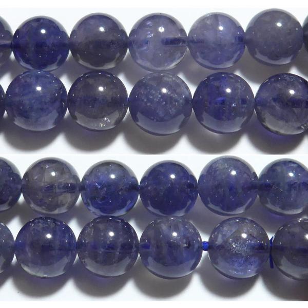 アイオライト 丸玉 10mm A　　　※ 天然石ビーズ 天然石 パワーストーン 1粒売り バラ売り ...