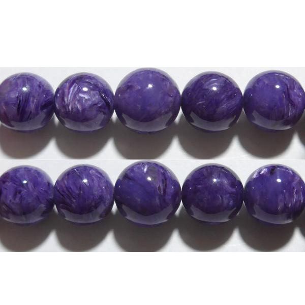 チャロアイト 丸玉 13.5mm AA　　　※ 天然石ビーズ 天然石 パワーストーン 1粒売り バラ...