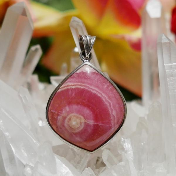 SVペンダントトップ インカローズ （10） ロードクロサイト　　　※ 天然石 パワーストーン