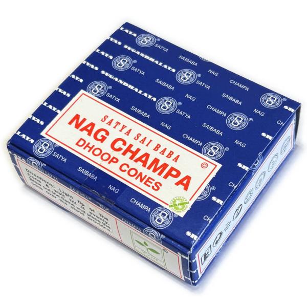 Nag Champa コーンインセンス 12個入り [ナグチャンパ]　　　※ 魔術用品 儀式用品 お...
