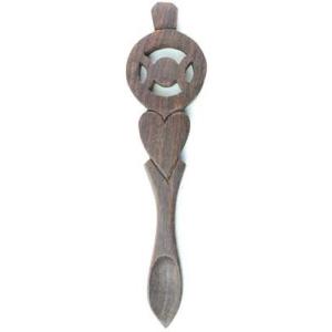 木製スプーン （3人の女神） 　　　※ 魔術用品 儀式用品 おまじないグッズ 占いなど