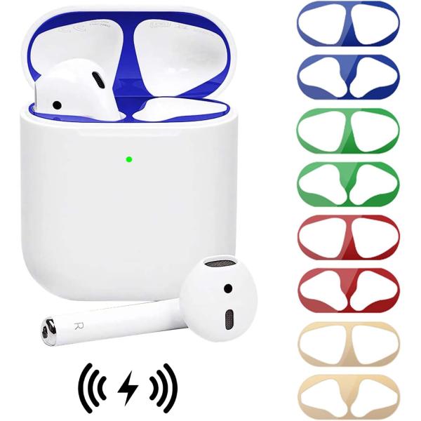 CM Tech AirPods ダストガード 【2セット】 スキンシール 金属粉汚れ防止 エアーポッ...