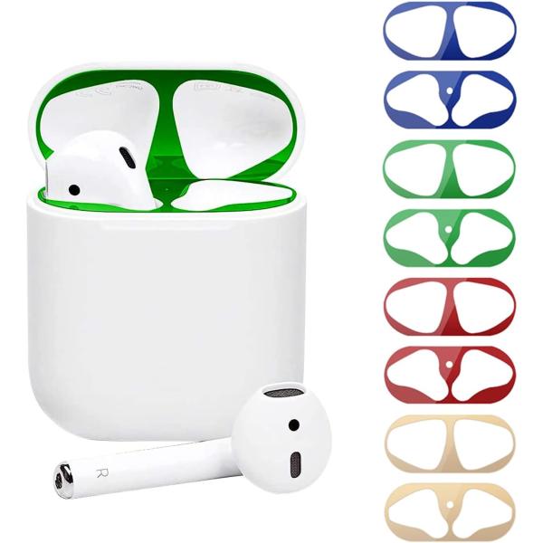 CM Tech AirPods ダストガード 【2セット】 スキンシール 金属粉汚れ防止 エアーポッ...