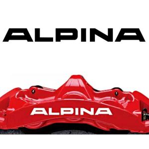 高品質 BMW ALPINA カスタム 耐熱デカール ステッカー ☆ ブレーキキャリパー / カバー ドレスアップ D3 B3 D4 D5 XD3 XD4