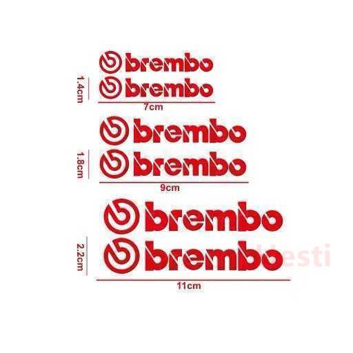 高品質 brembo ブレンボ ロゴ ブレーキキャリパー ステッカー デカール 耐久 耐熱 ブレーキ...