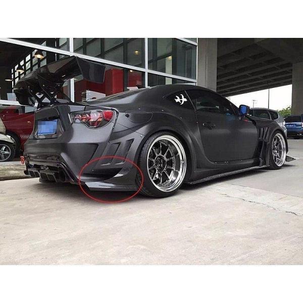 FT86 ZN6 BRZ ZC6 WIDE-STYLE リアフェンダー AIR SHROUD カーボ...