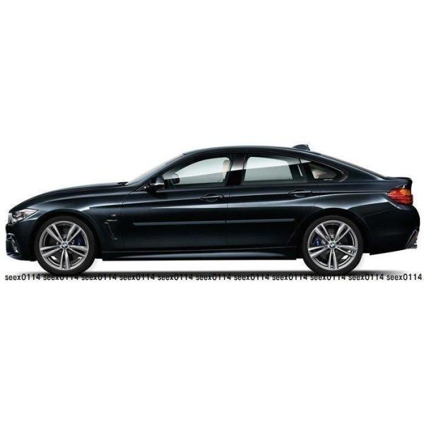 BMW 4シリーズ F36 色塗装済 サイド モール/ /ドア モール エアロ スポイラー カバー ...