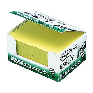 3M Post-it ポストイット 再生紙エコノパック ノート 3M-6561-Y｜cnf3