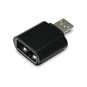 ☆日本トラストテクノロジー OTG USB(A)→MicroUSB変換コネクター(ブラック) OTGU2M-BK｜cnf3