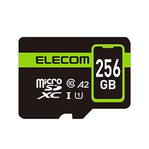 エレコム スマホ用 microSDXC メモリカード MF-SP256GU11A2R｜cnf3