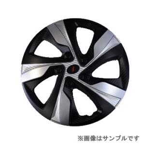 AH ARC・EVO ホイ−ルカバー カーボンタイプ 14インチ用 AWX4-1SL ブラック/シル...