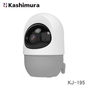 カシムラ 首振スマートカメラ KJ-195 温湿度計/リモコン搭載 エアコン/テレビ操作可能｜cnf