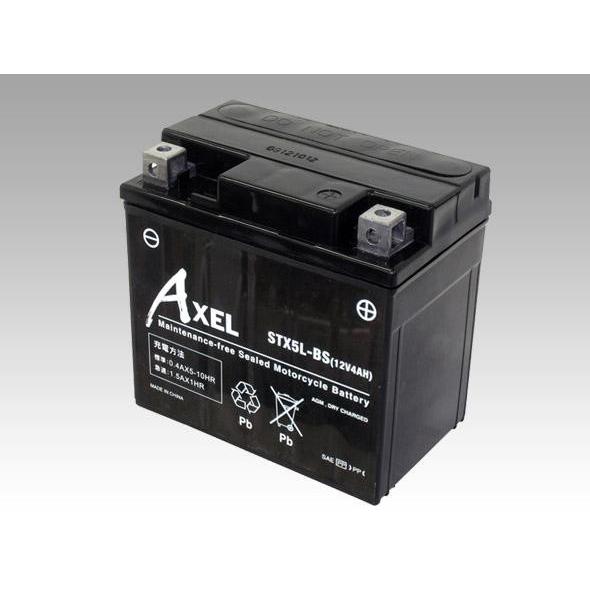 G&amp;YU ジーアンドユー バイク用AXELバッテリー STX5L-BS