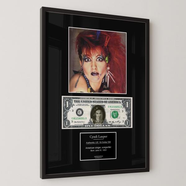 シンディ・ローパー  Cyndi Lauper  ポップミュージック メモラビリア  写真  フレー...