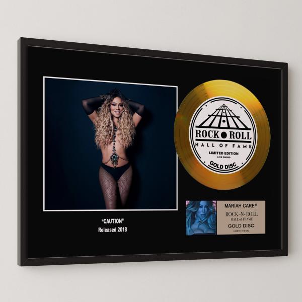 マライア・キャリー Mariah Carey コーション Caution gold disc alb...