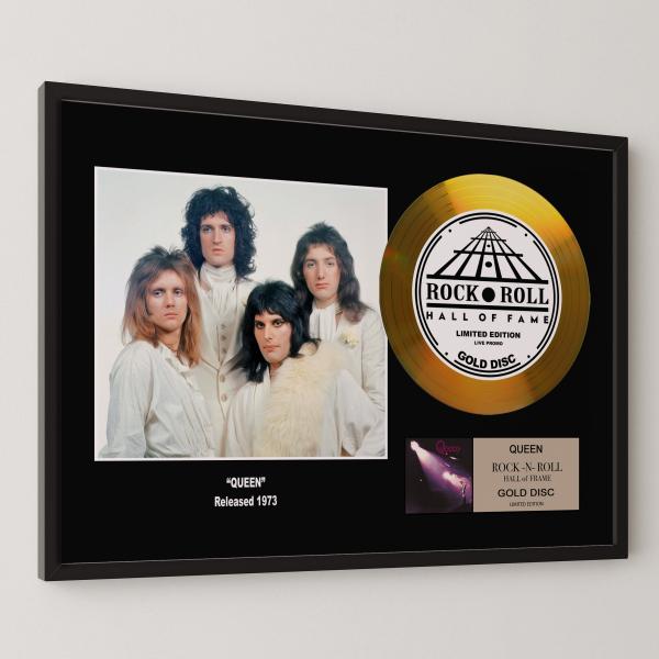 クイーン Queen 戦慄の王女 フレディ・マーキュリー gold disc album  金 ゴー...