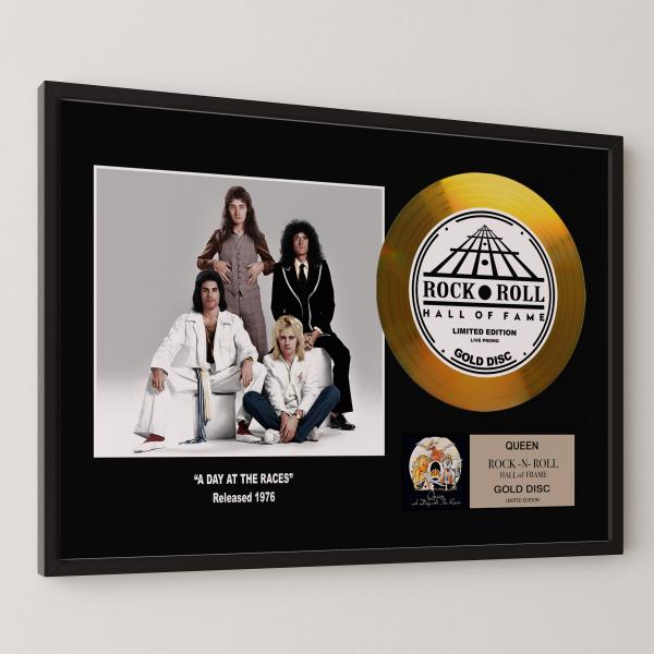 クイーン Queen 華麗なるレース A Day at the Races gold disc al...