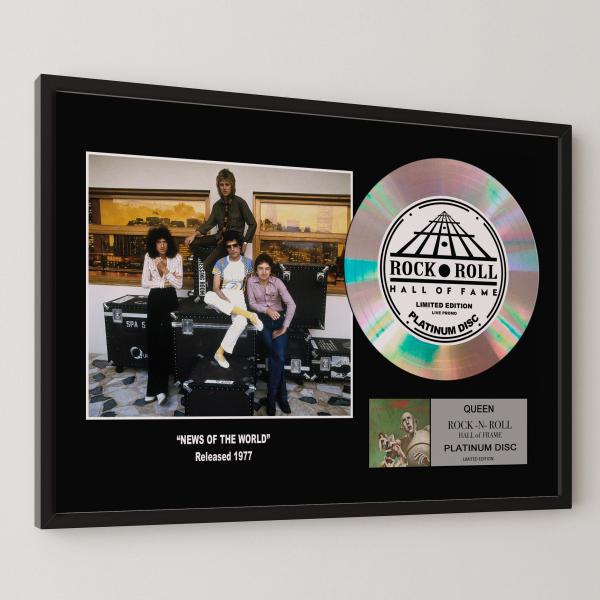 クイーン Queen 世界に捧ぐ News of the World platinum disc a...