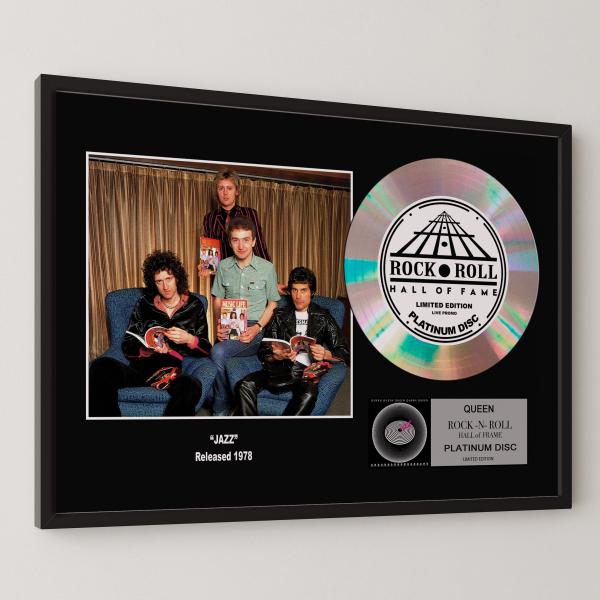 クイーン Queen ジャズ Jazz platinum disc album  プラチナディスク ...