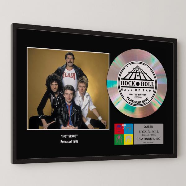 クイーン Queen ホット・スペース Hot Space platinum disc album ...