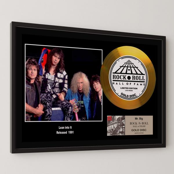 ミスター・ビッグ MR. BIG リーン・イントゥ・イット Lean Into It gold di...