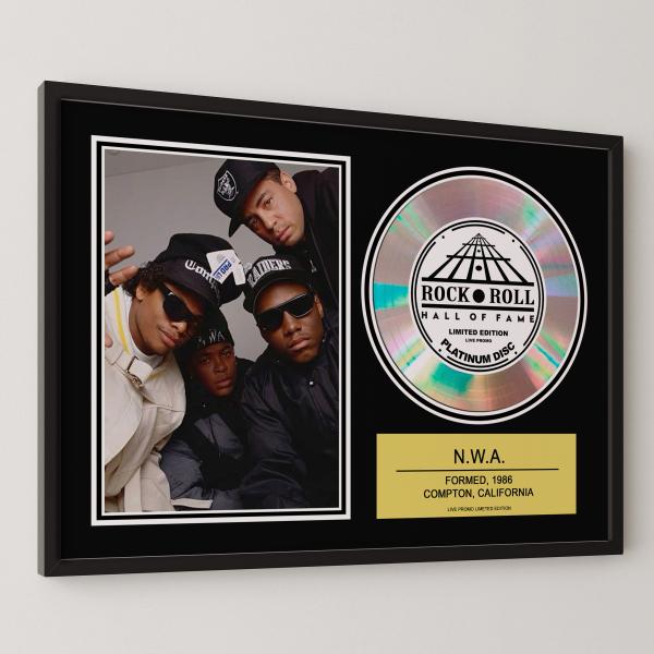 N.W.A エヌ・ダブリュー・エー ヒップホップ hip hop platinum disc alb...