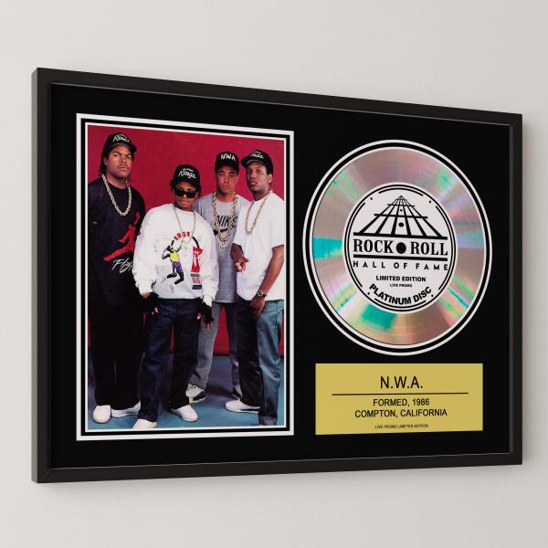 N.W.A エヌ・ダブリュー・エー ヒップホップ hip hop platinum disc alb...