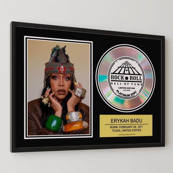 エリカ・バドゥ Erykah Badu ネオ・ソウル platinum disc album プラチ...
