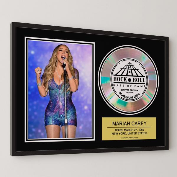 マライア・キャリー　Mariah Carey　R&amp;B ポップス 歌姫 platinum disc a...