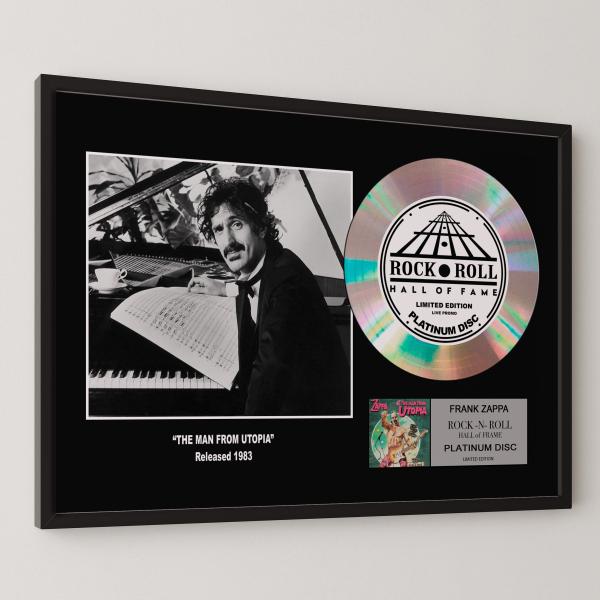 フランク・ザッパ Frank Zappa ザ・マン・フロム・ユートピア platinum disc ...