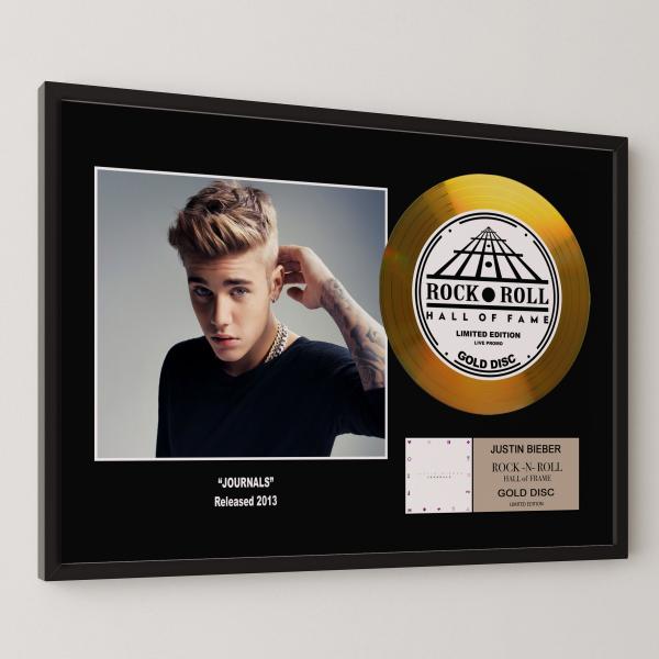 ジャスティン・ビーバー  Justin Bieber  ジャーナルズ Journals gold d...