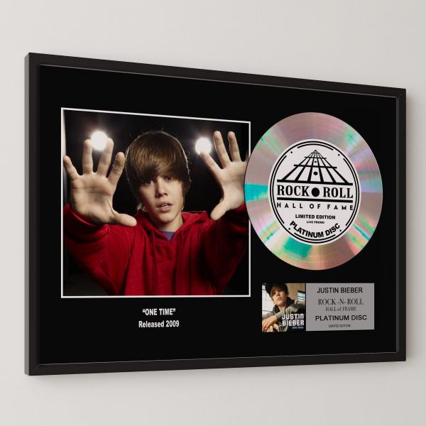 ジャスティン・ビーバー Justin Bieber ワン・タイム One Time platinum...