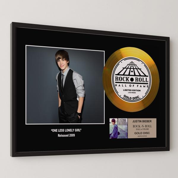 ジャスティン・ビーバー  Justin Bieber  ワン・レス・ロンリー・ガール gold di...