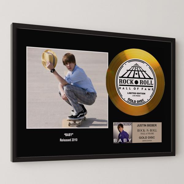 ジャスティン・ビーバー  Justin Bieber  ベイビー Baby gold disc al...