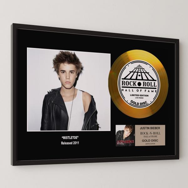 ジャスティン・ビーバー  Justin Bieber ミスルトウ Mistletoe gold di...