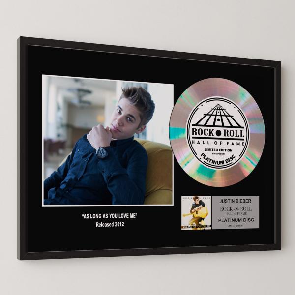 ジャスティン・ビーバー Justin Bieber アズ・ロング・アズ・ユー・ラヴ・ミー plati...