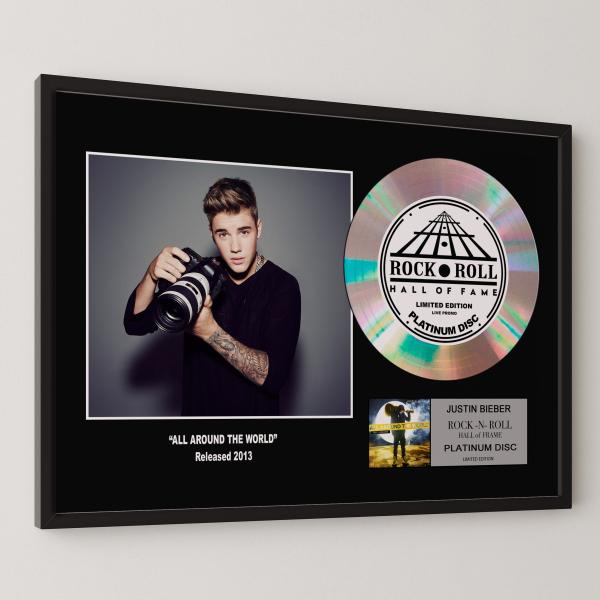 ジャスティン・ビーバー Justin Bieber オール・アラウンド・ザ・ワールド platinu...