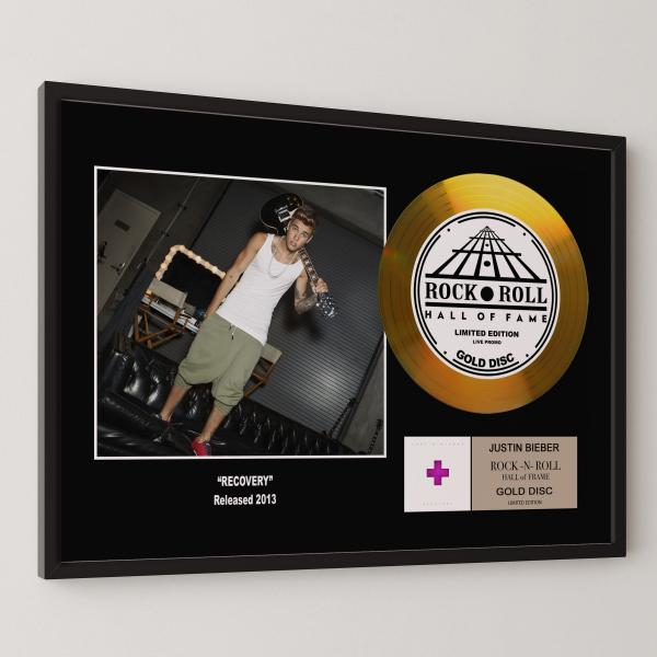 ジャスティン・ビーバー  Justin Bieber リカヴァリー Recovery gold di...