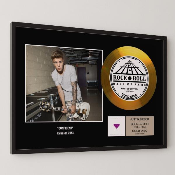 ジャスティン・ビーバー  Justin Bieber コンフィデント Confident  gold...