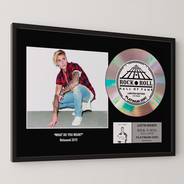 ジャスティン・ビーバー Justin Bieber ホワット・ドゥ・ユー・ミーン? platinum...