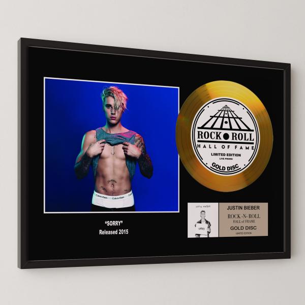 ジャスティン・ビーバー  Justin Bieber ソーリー  Sorry gold disc a...
