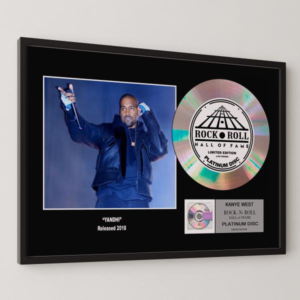 カニエ・ウェスト Kanye West Yandhi platinum disc album  プラ...