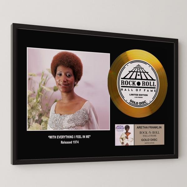 アレサ・フランクリン / Aretha Franklin / 燃える愛の炎 / gold disc ...