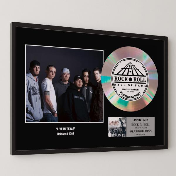 リンキン・パーク Linkin Park ライヴ・イン・テキサス platinum disc alb...