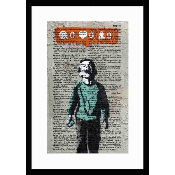 人気!Dictionary frames【Banksy×バンクシー】辞書/辞典/フレーム/ストリート...