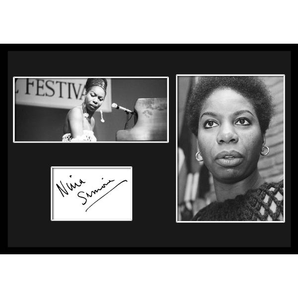 10種類!Nina Simone/ニーナ・シモン/jazz/ジャズ/サインプリント&amp;証明書付きフレー...